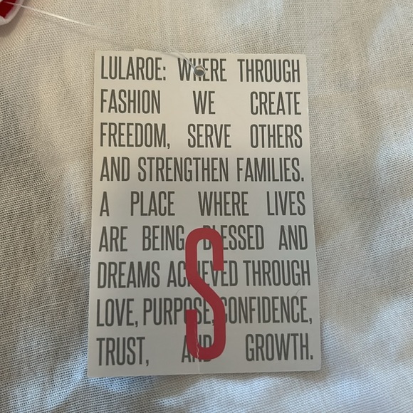 NWT Lularoe oversized comfy tee - Picture 4 of 10